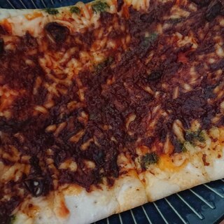ニラ味噌ピザ